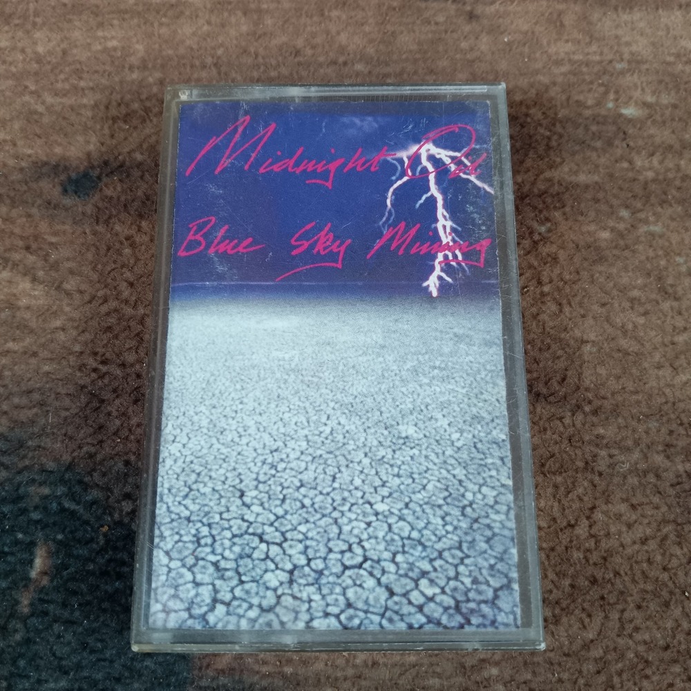Midnight Oil Blue Sky Mining Cassette Tape CT45398 1990 CBS Productions